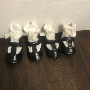 Mary Jane dog shoes size medium sized dog